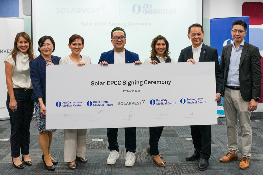 Solarvest and Asia OneHealthcare accelerate renewable energy adoption in Malaysia’s healthcare industry